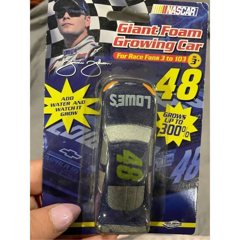 NASCAR Bundle of 2 Growing Foam Cars New Y2K